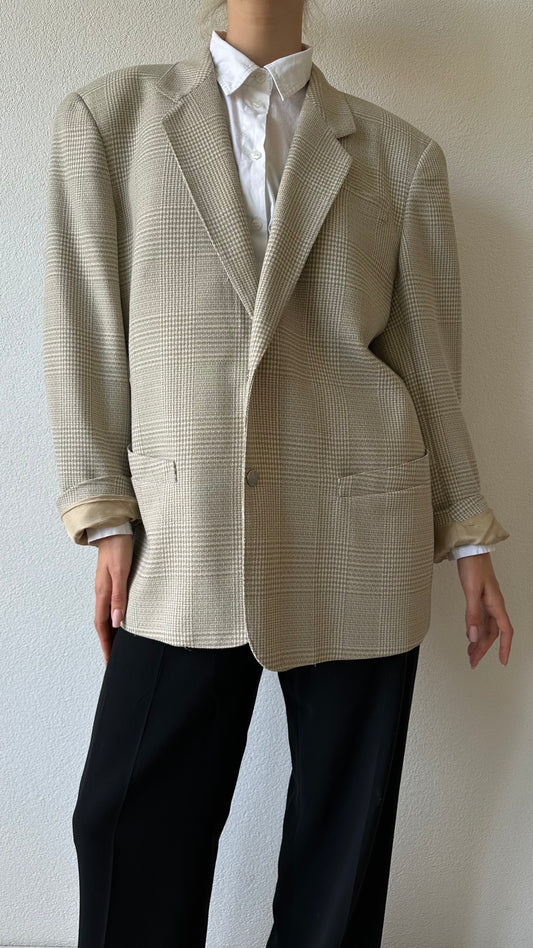 Thierry Mugler vintage tweed blazer