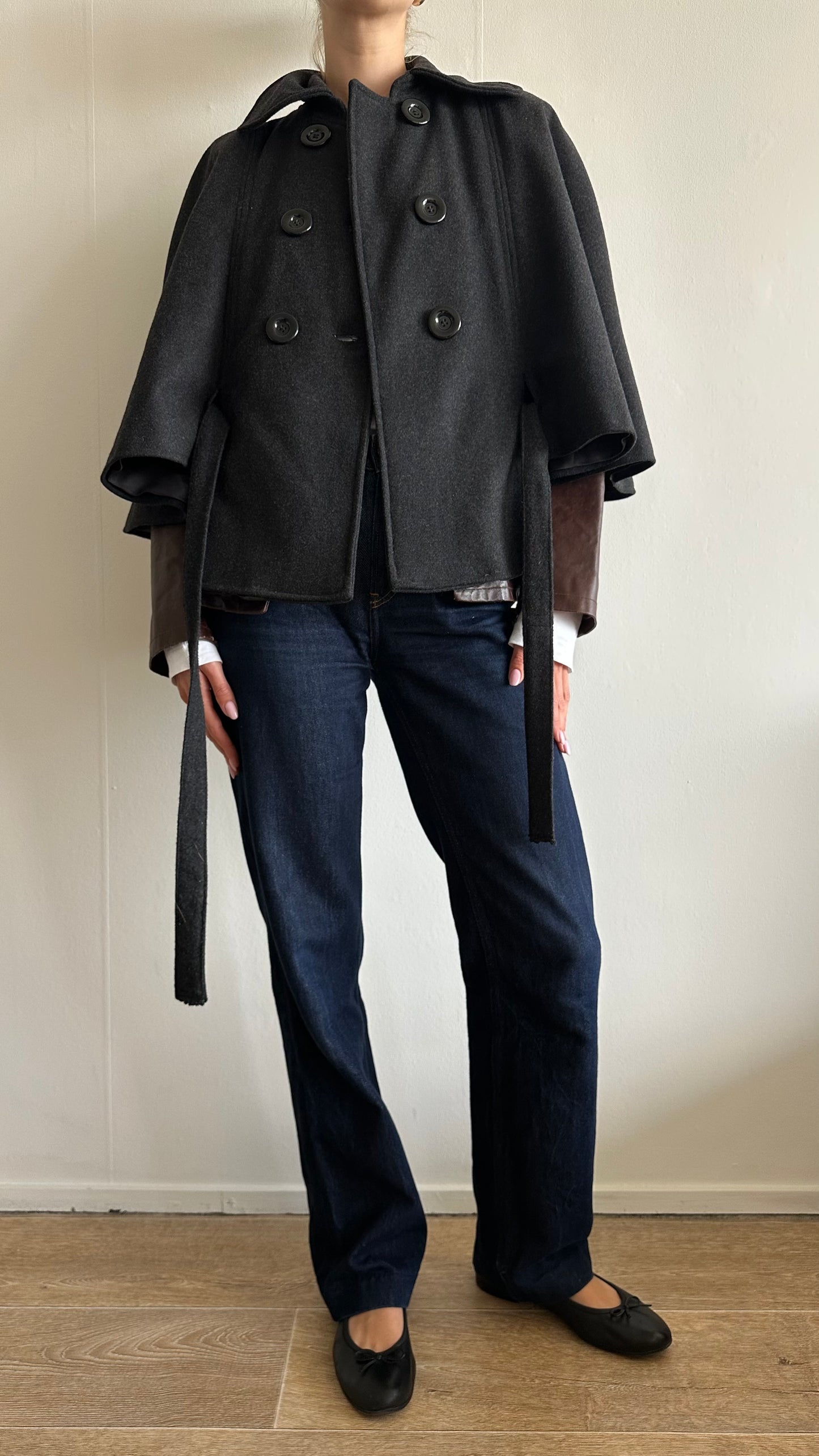 grey wool jacket