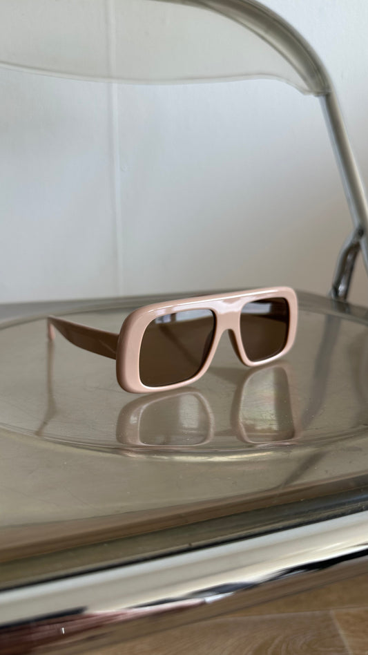 paola mango sunglasses in beige