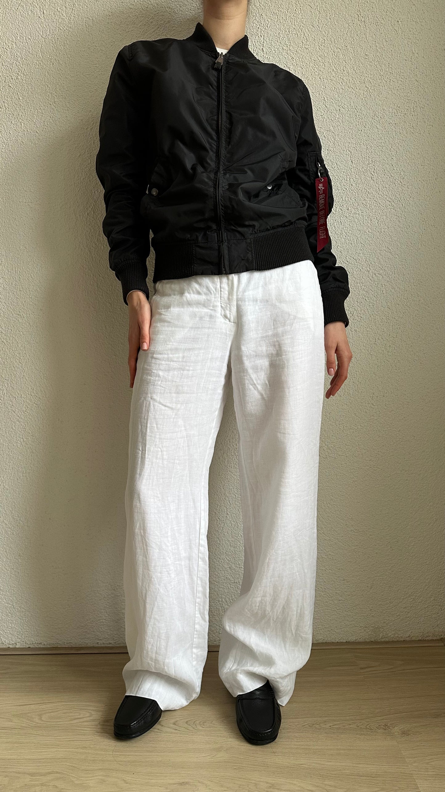 alpha industries MA-1 TT black bomberjacket