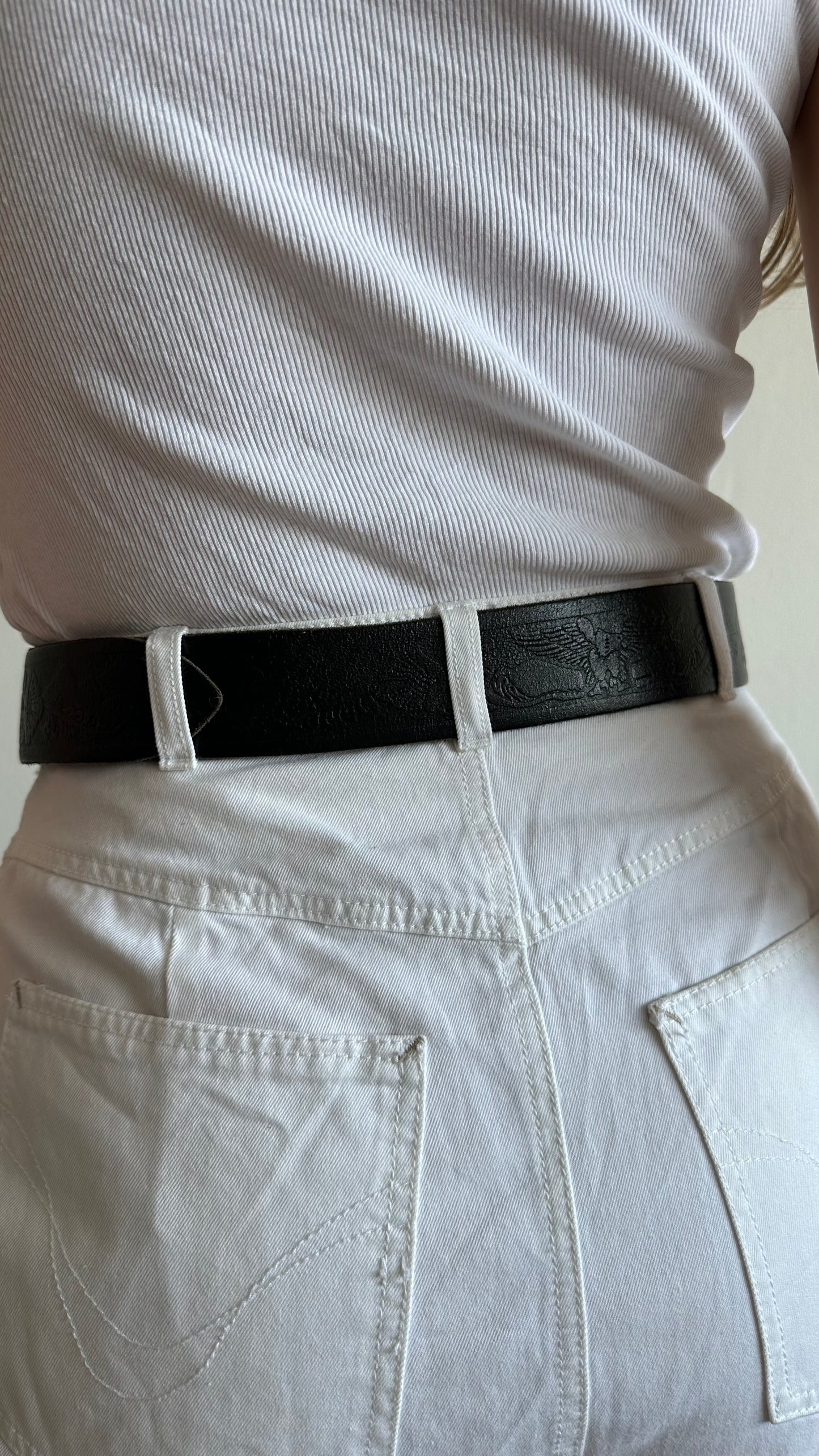 vintage Harley Davidson belt