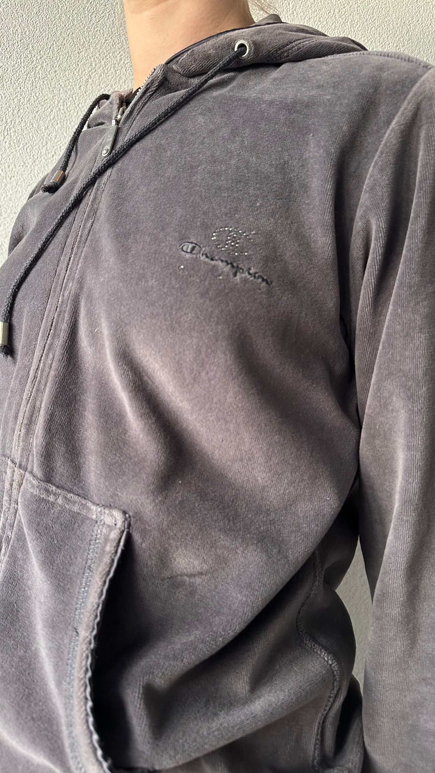 velvet champion tracksuit velour 2 piece