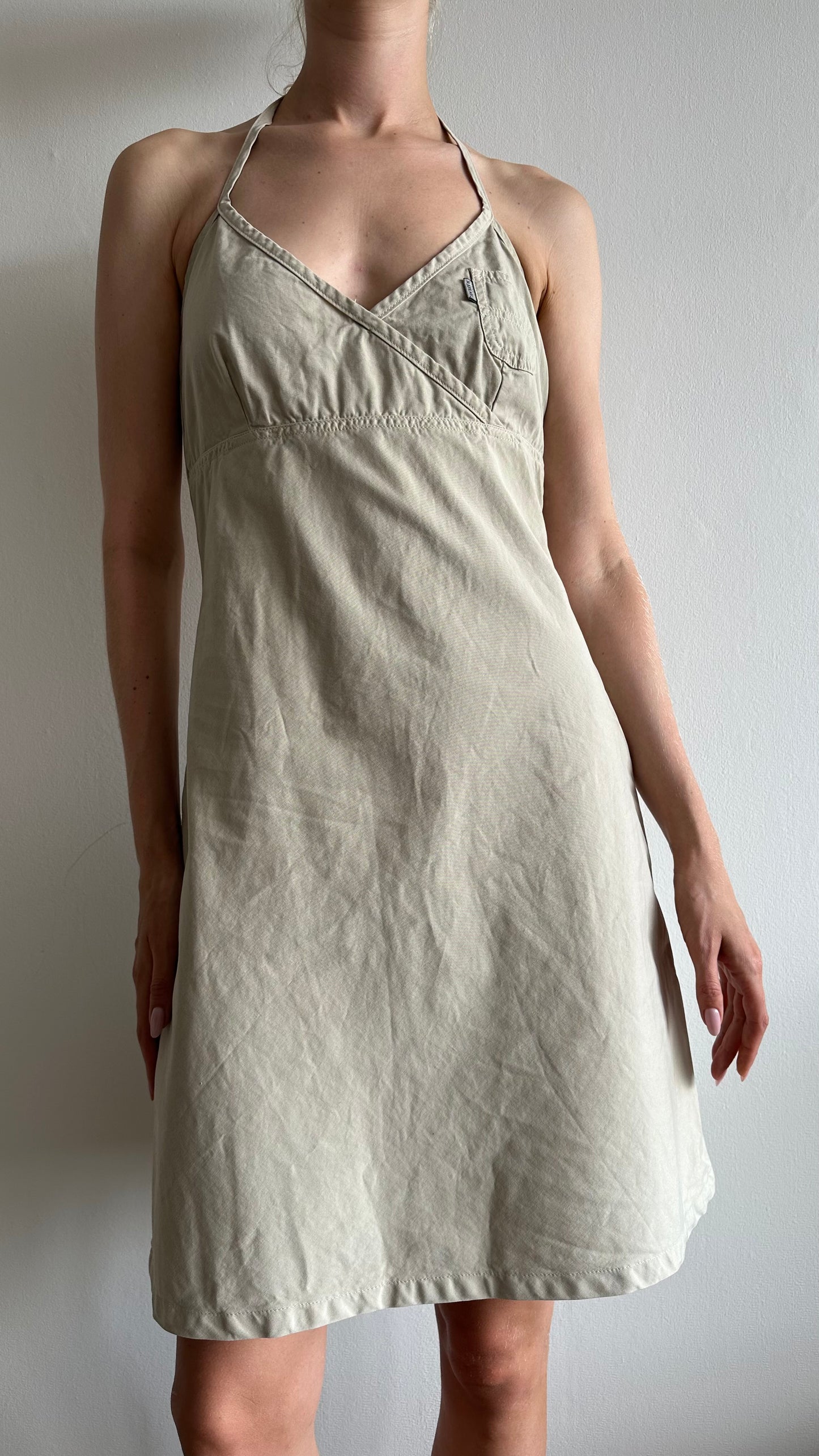 light brown Replay y2k short dress