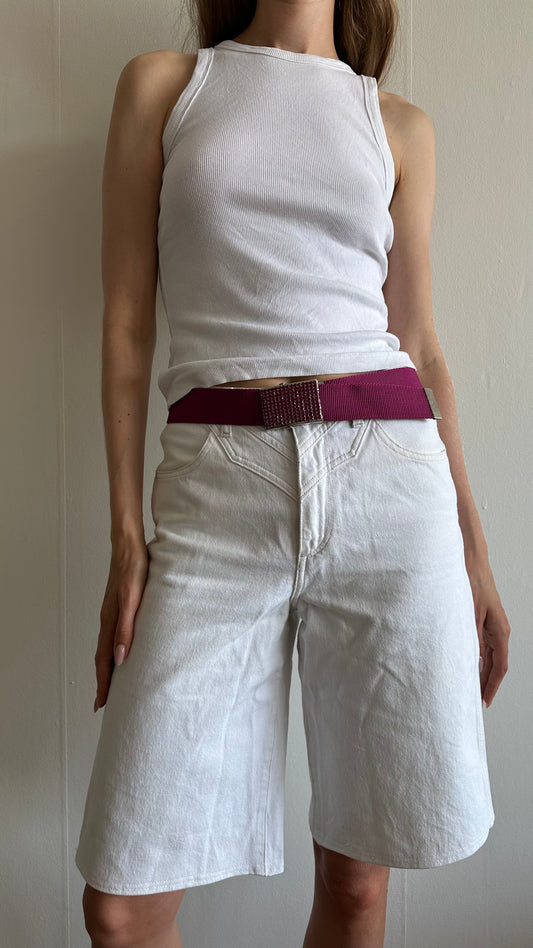 pink y2k watcher belt