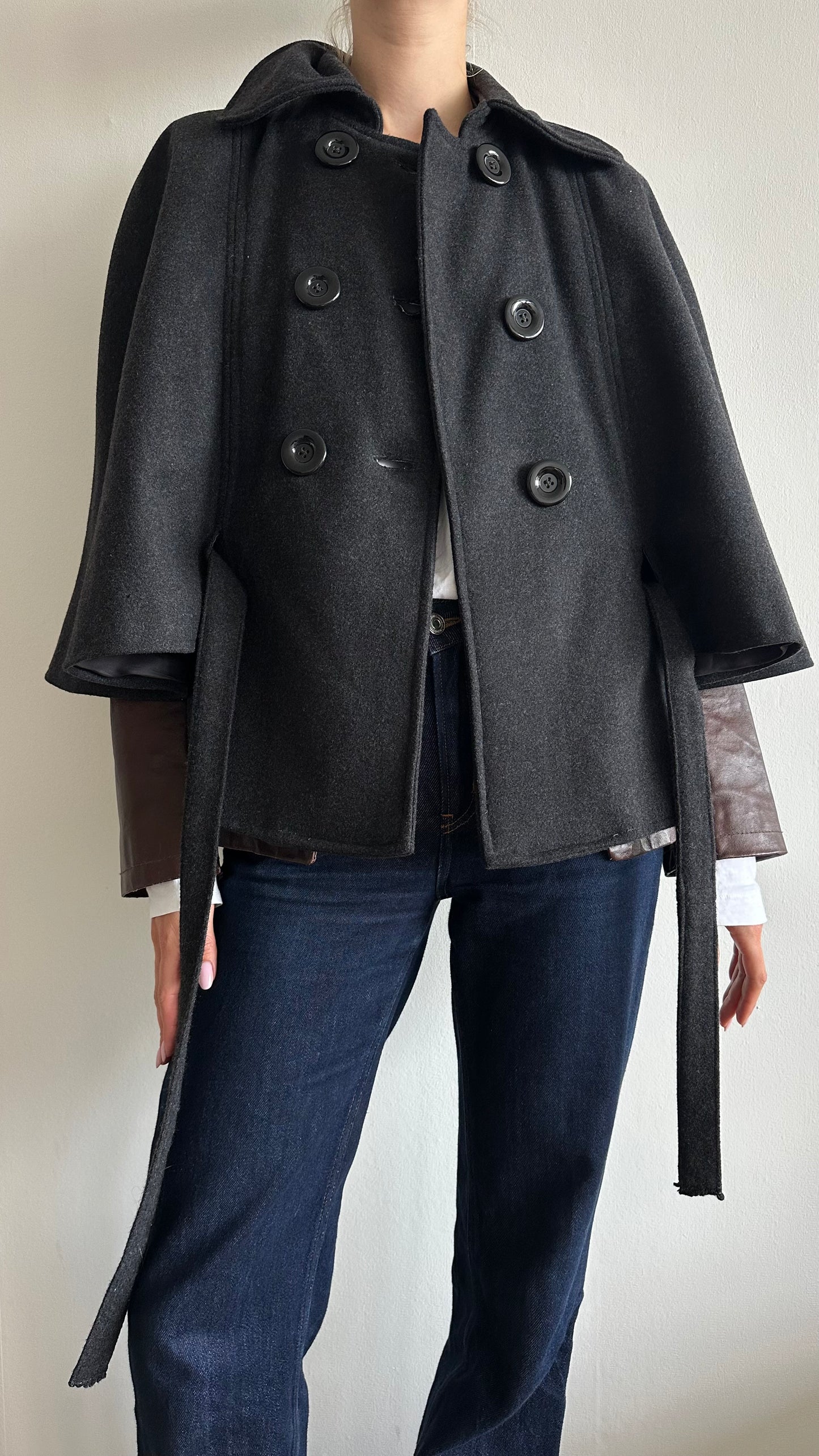 grey wool jacket