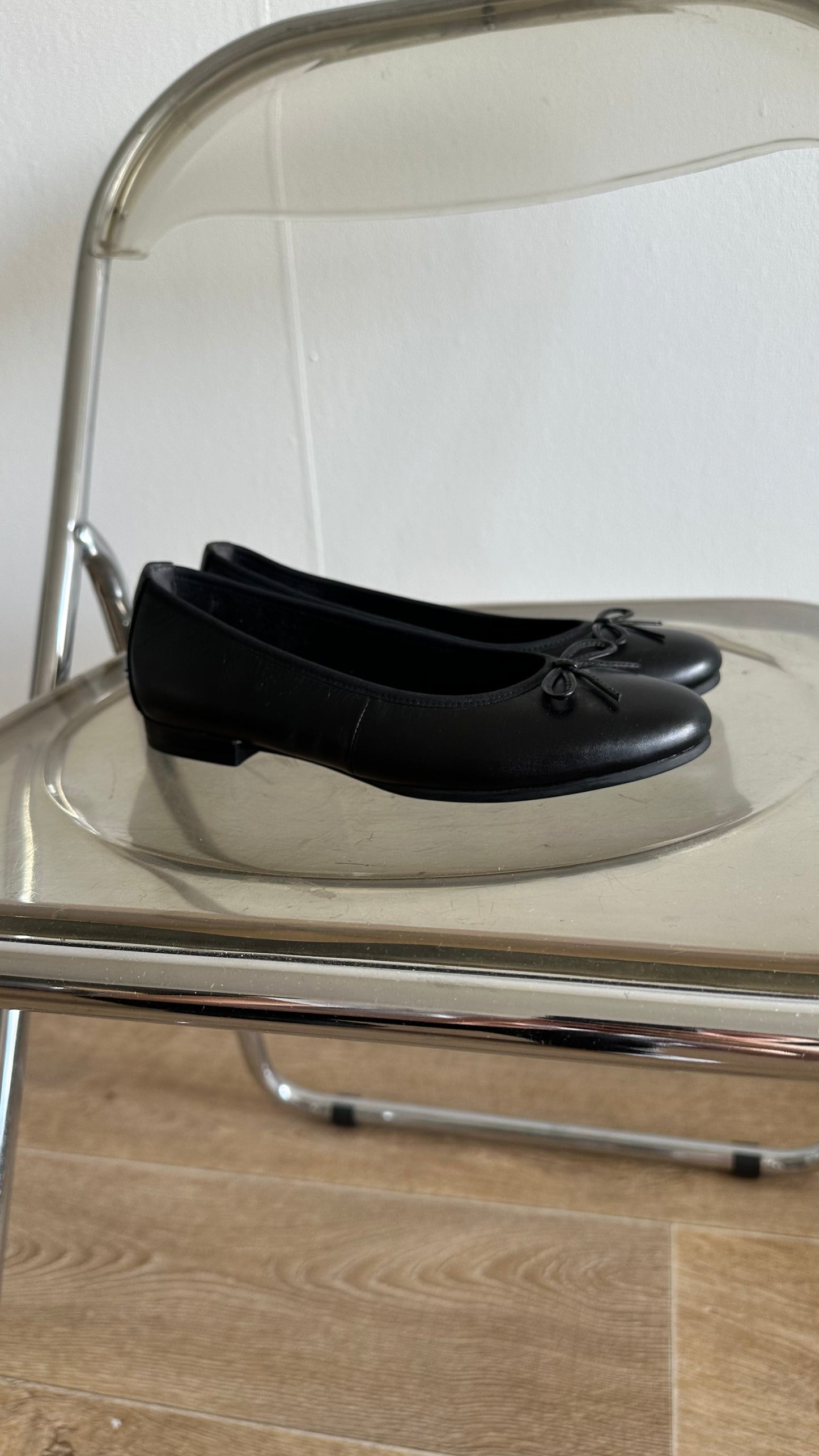 tamaris leather ballet flats size 37