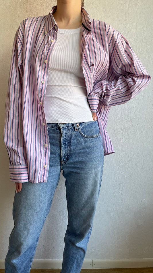 Tommy Hilfiger striped pink blouse