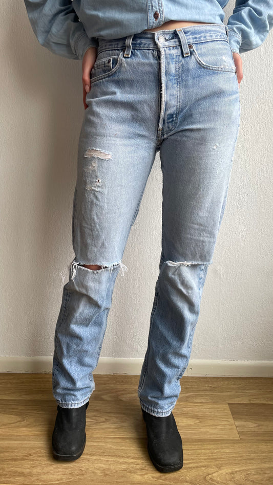 vintage levi's blue denim jeans