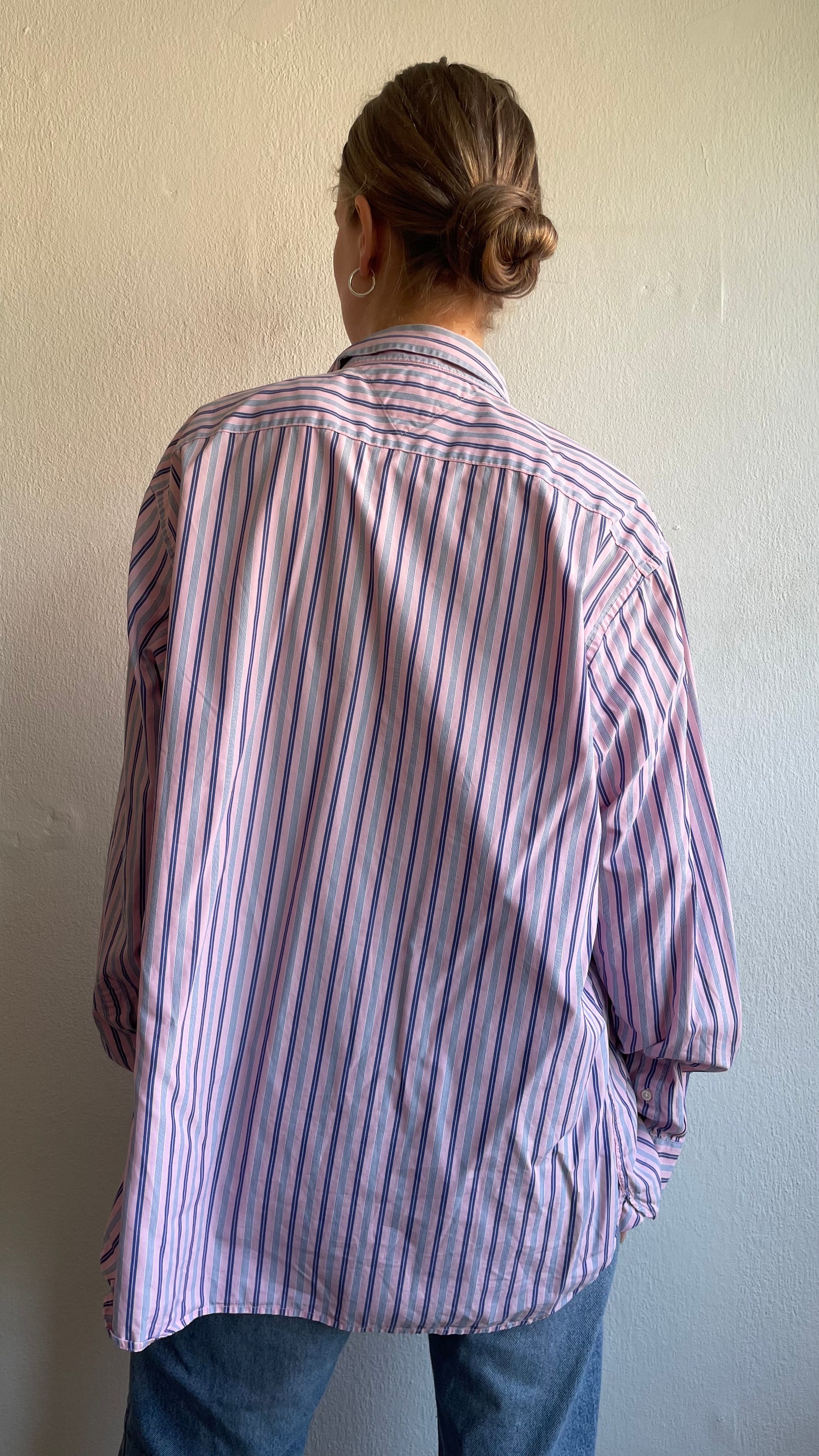 Tommy Hilfiger striped pink blouse