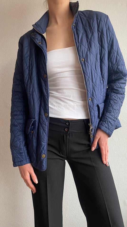 light weight blue barbour jacket