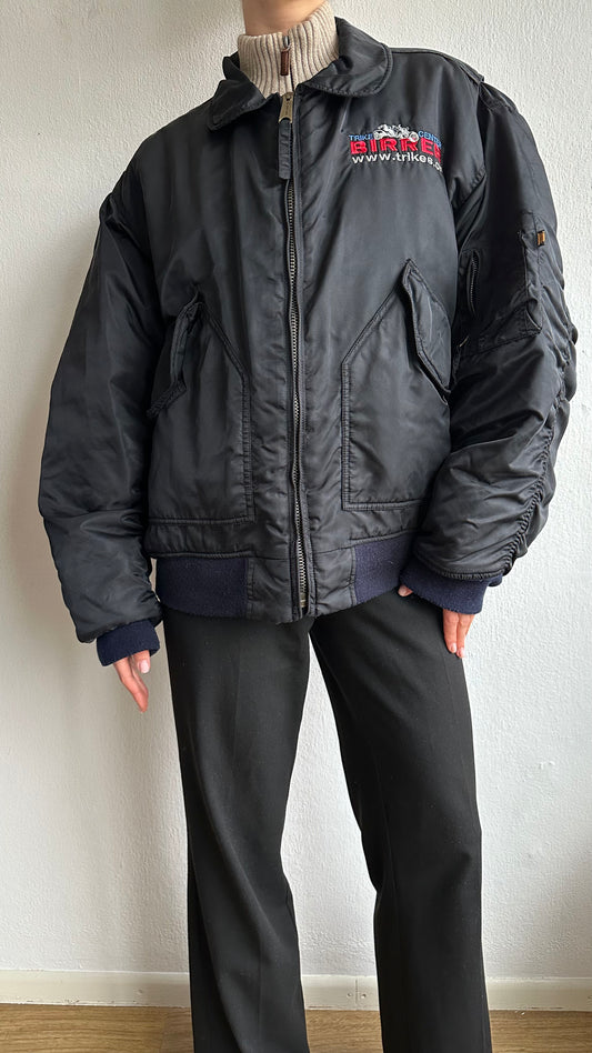 oversized motor bike bomberjacket