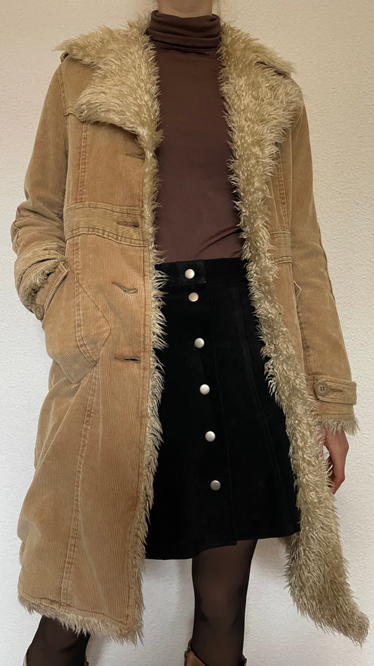 vintage Steve Madden beige corduroy jacket