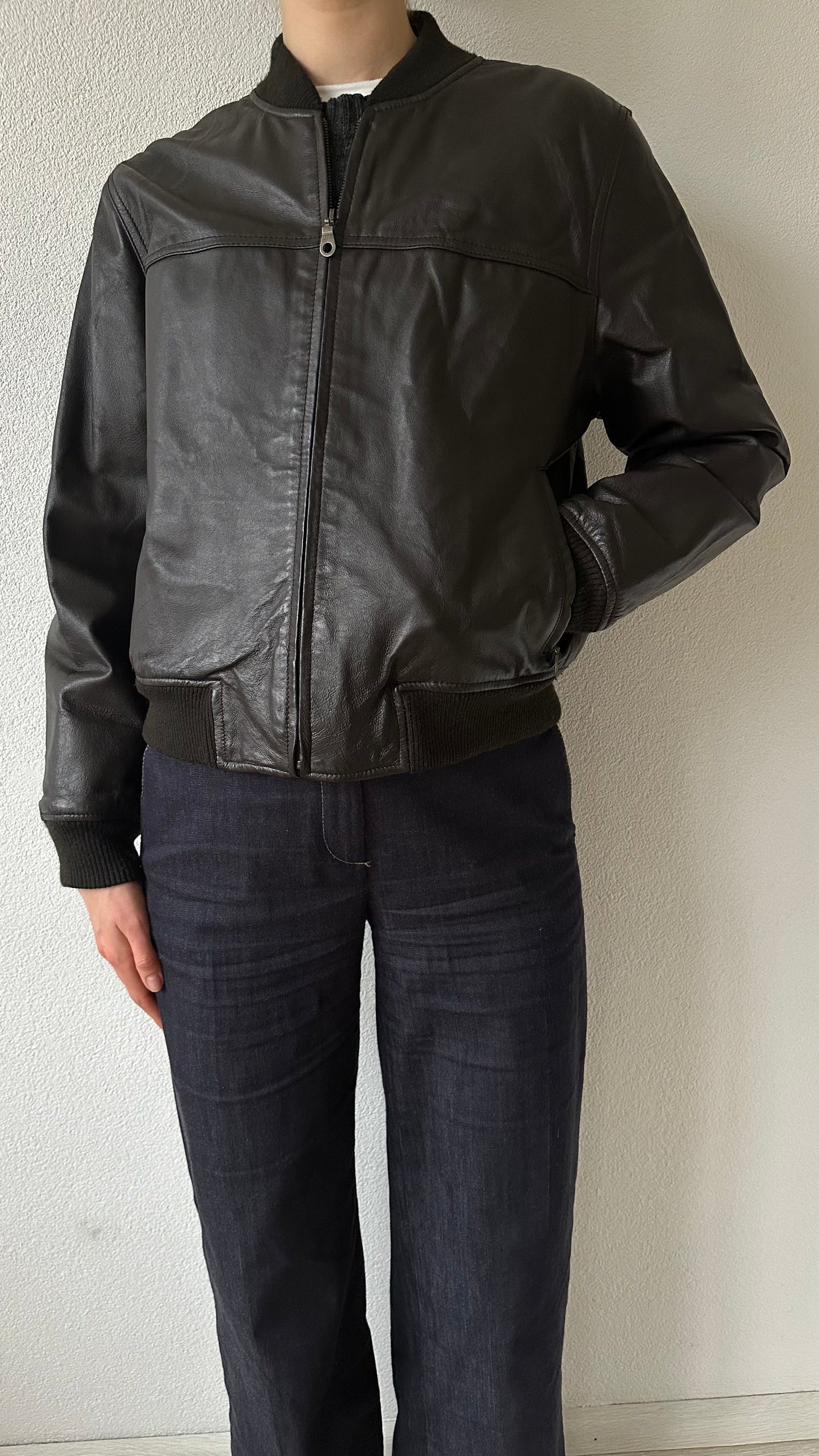 bomberjacket brown vintage