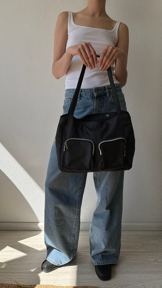 vintage nylon shoulderbag