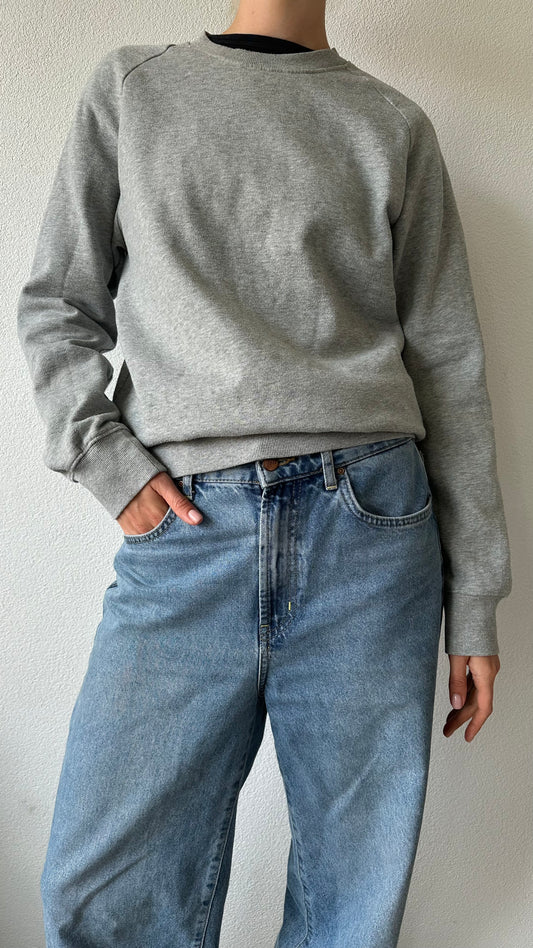 soft grey Carhartt sweater