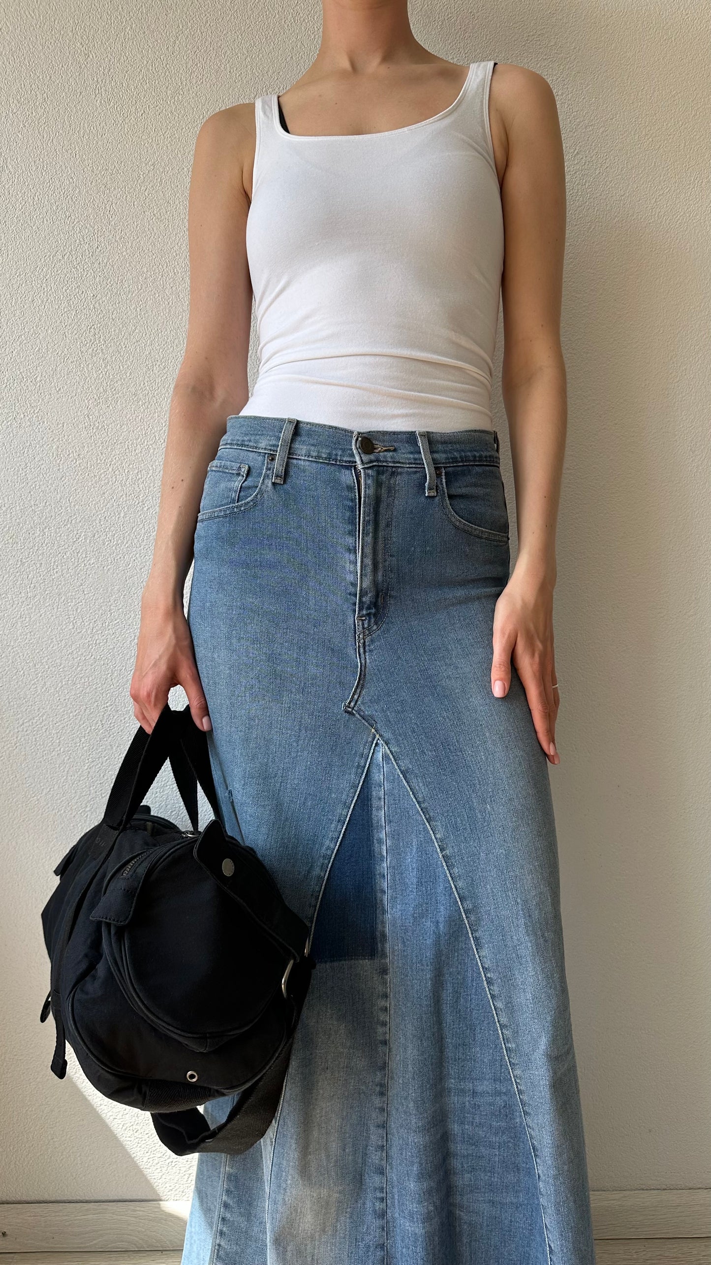 vintage black sequoia shoulderbag weekender style